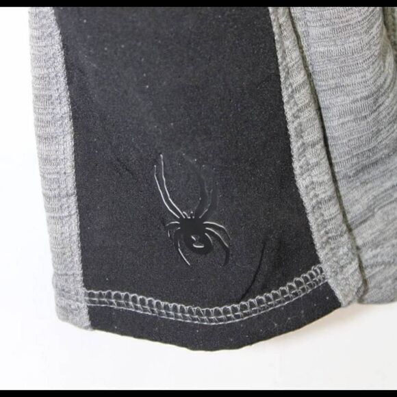 SPYDER FLEECE HOODIE FULL ZIP JACKET MENS SIZE MEDIUM ACTIVEWEAR - Picture 3 of 6